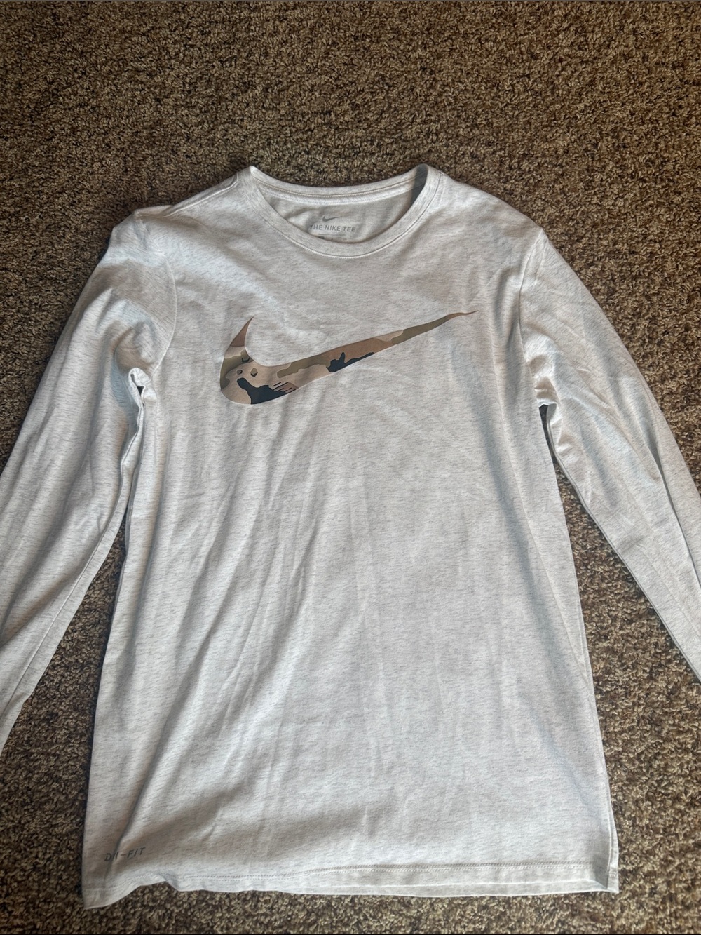 Nike grey Long-Sleeve Top